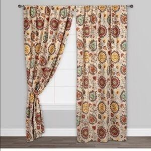 World Market "Suzani" Drape Panels 48" X 96" - 2 Panels